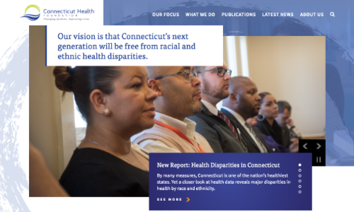 Connecticut Health Foundation screenshot